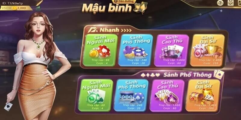 Khám phá bài mậu binh thú vị tại kuwin